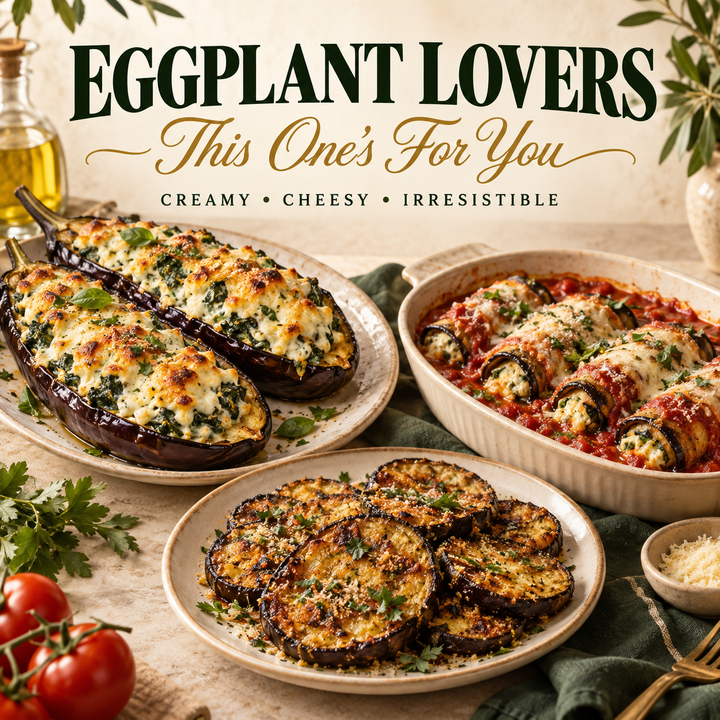 Eggplant recipes featured in Creamy Kitchen Favorites